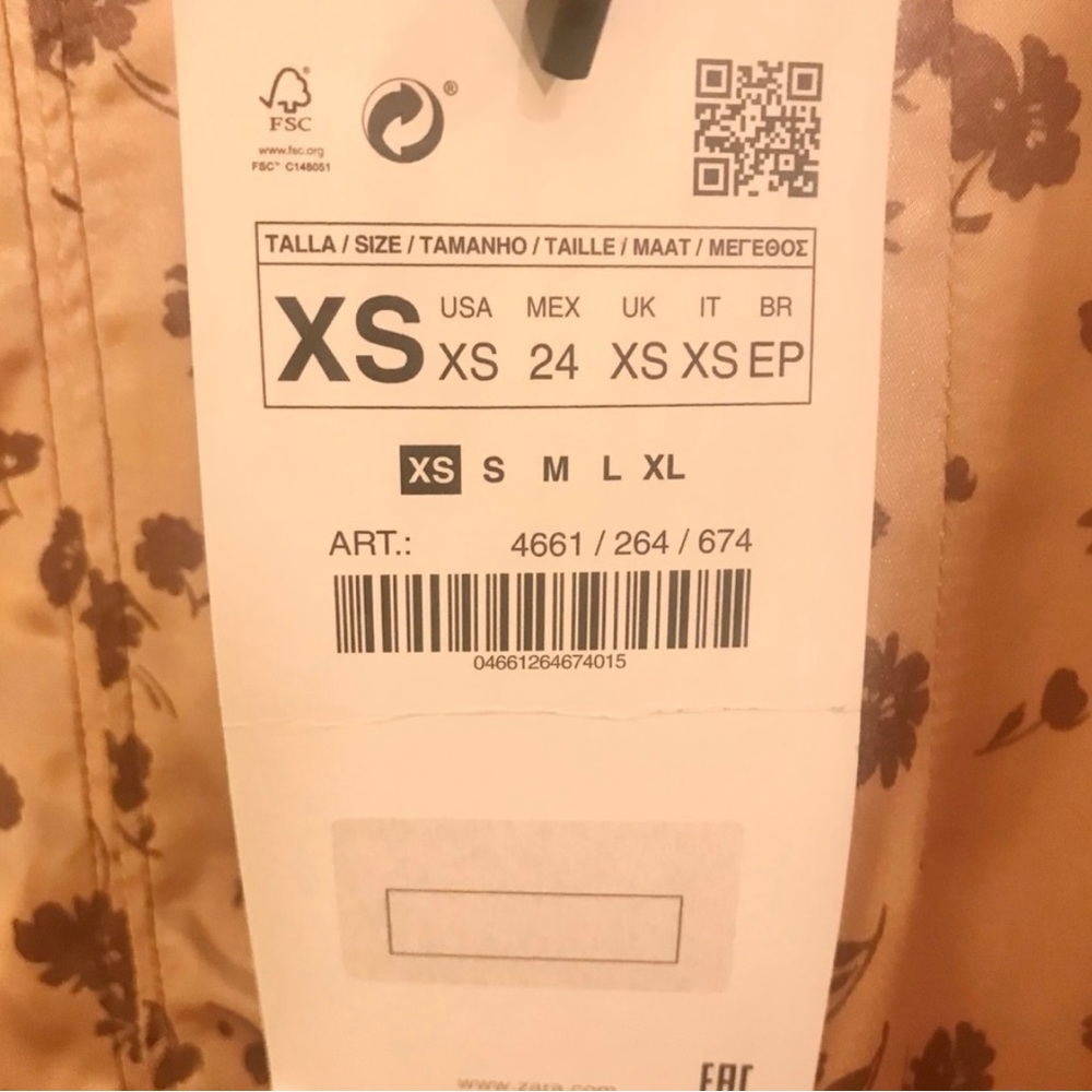 NWT Zara Satin Midi Skirt - Picture 6 of 7